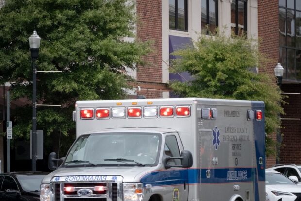 Ambulance dans une rue